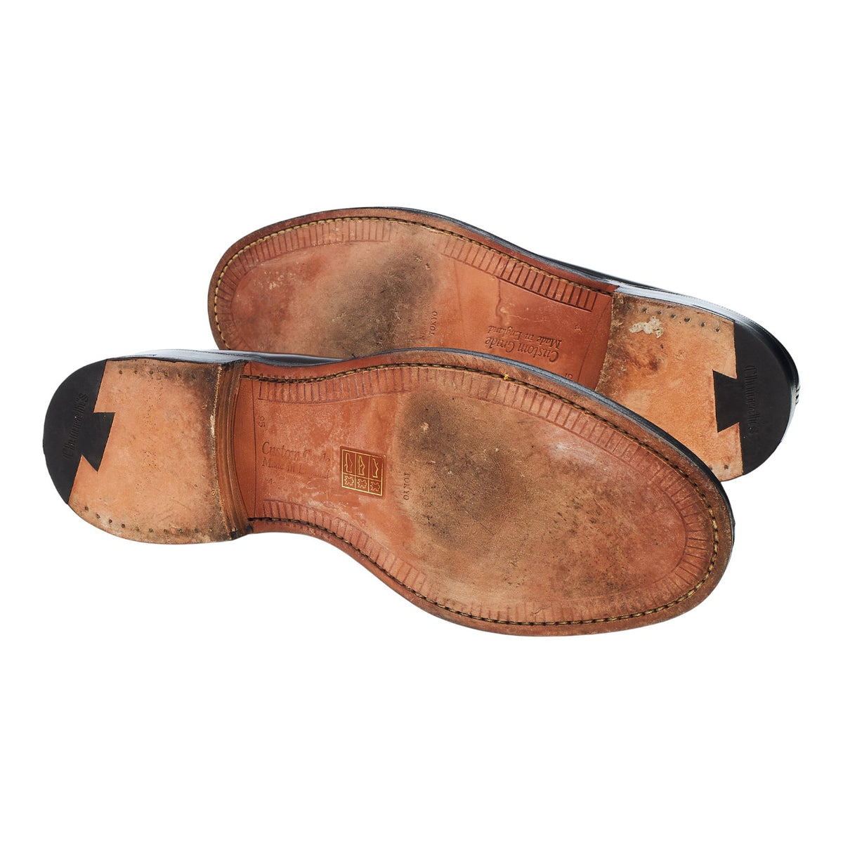 'Shannon' Dark Grey Leather Derby UK 9.5 F