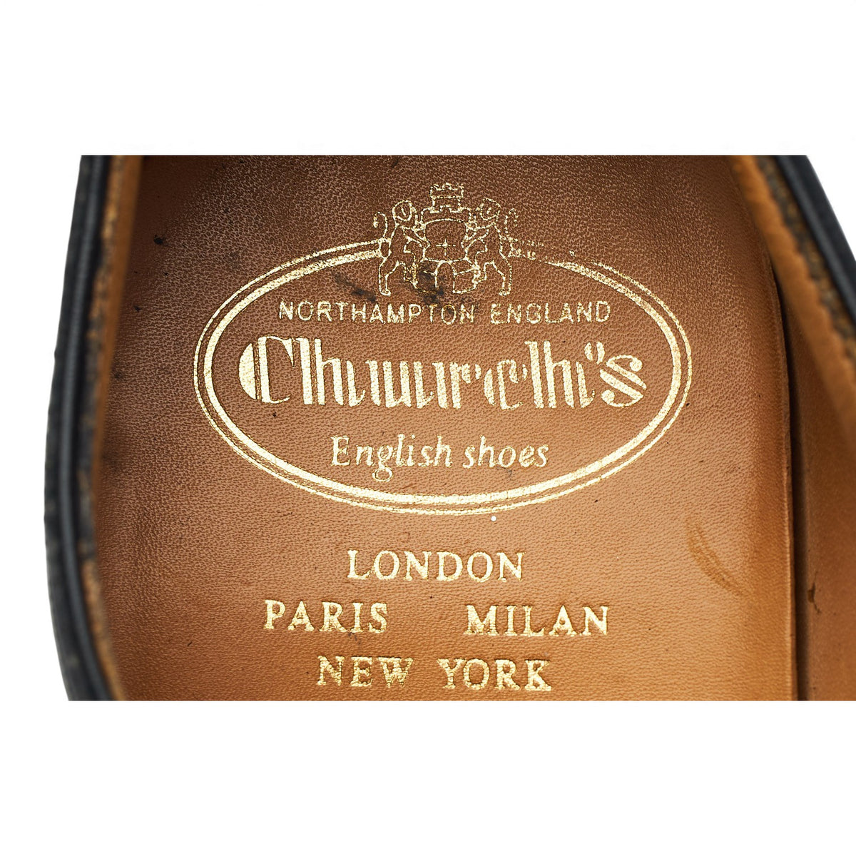 'Shannon' Dark Grey Leather Derby UK 9.5 F