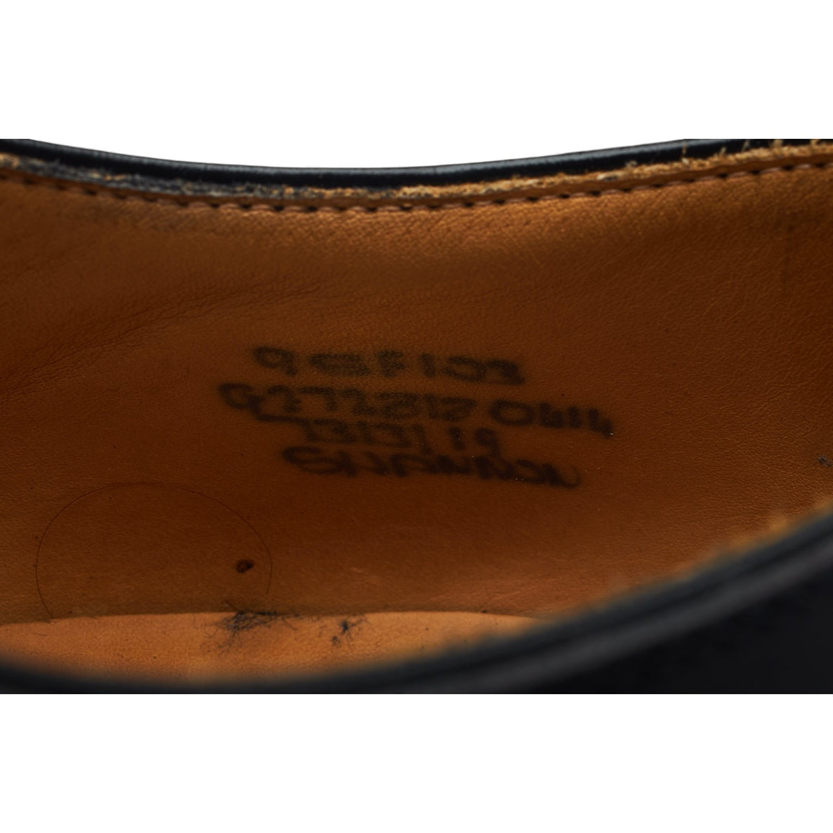 'Shannon' Dark Grey Leather Derby UK 9.5 F