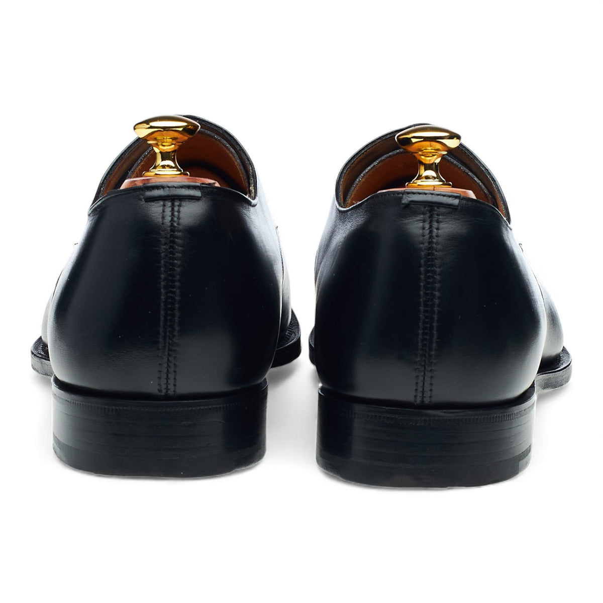 'Kingsthorpe' Black Leather Apron Derby UK 12 G