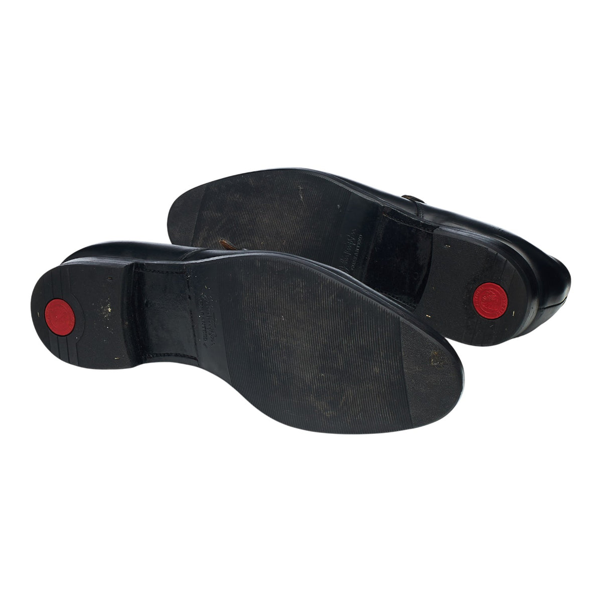 'Swindon' Black Leather Monk Strap UK 9 G