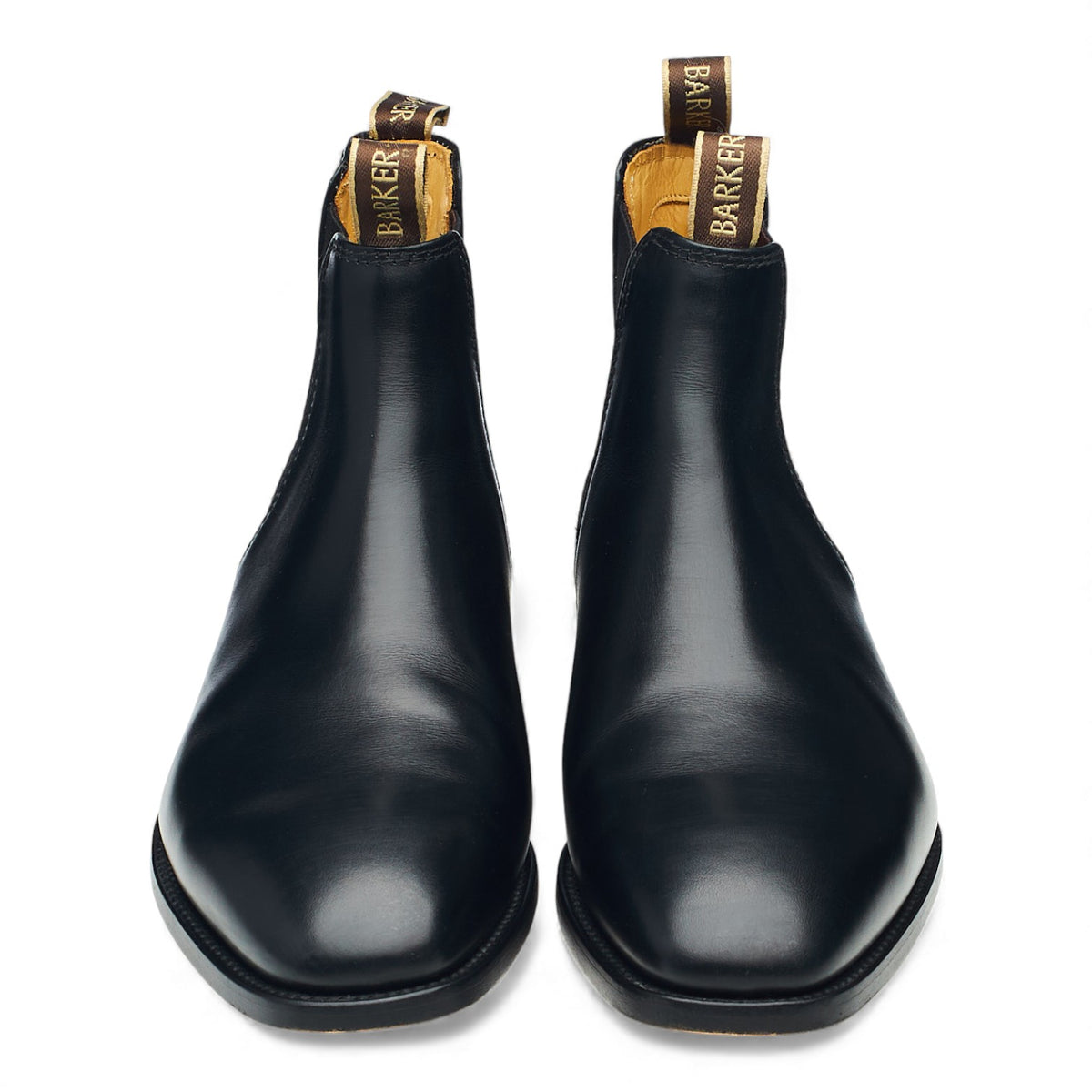 'Mansfield' Black Leather Chelsea Boots UK 7 F