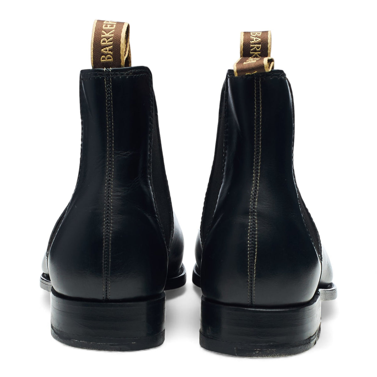 'Mansfield' Black Leather Chelsea Boots UK 7 F