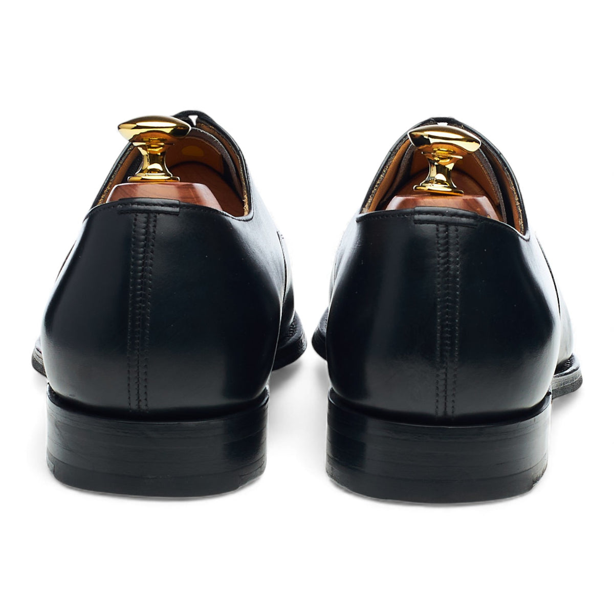 'Consul' Black Leather Oxford UK 6 G