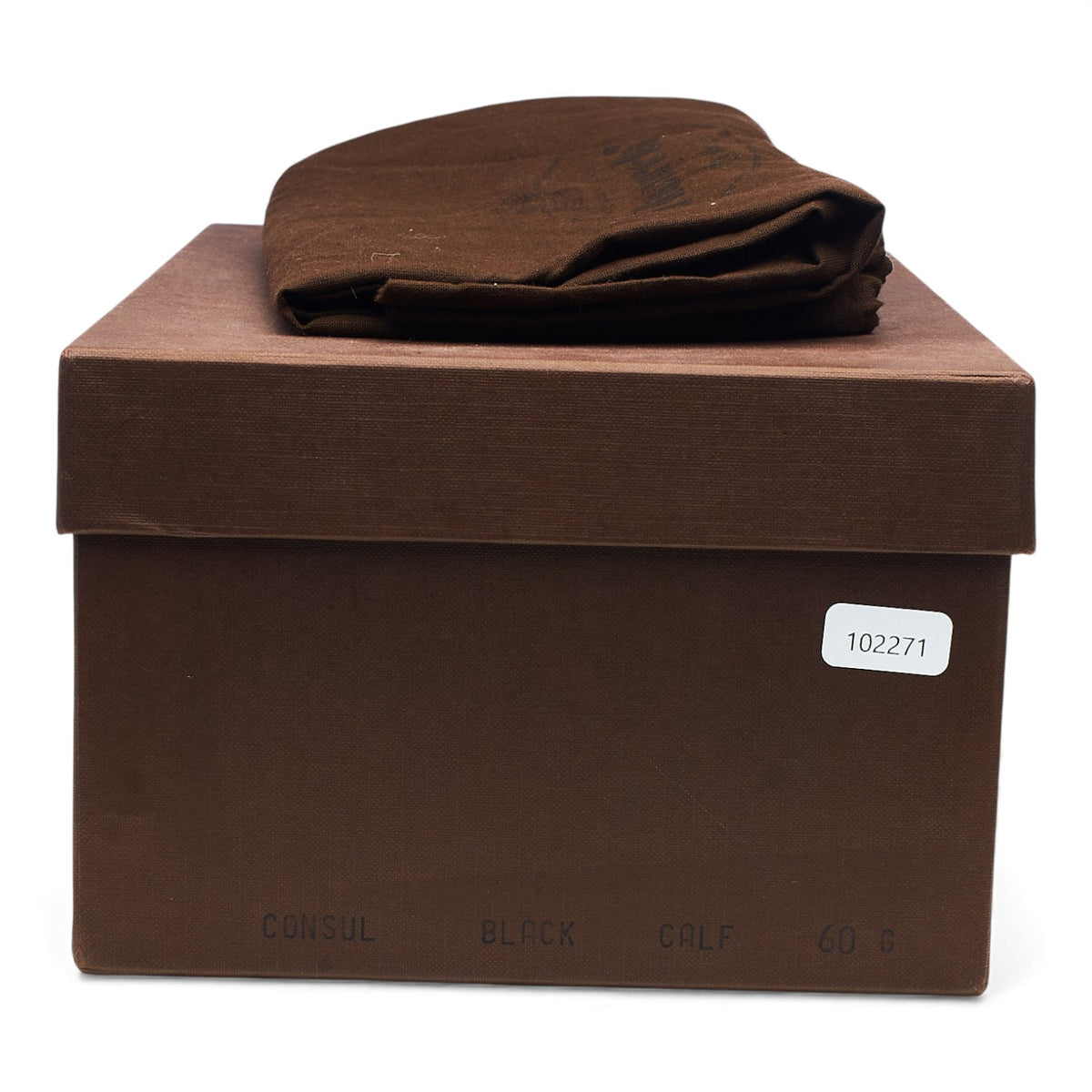 'Consul' Black Leather Oxford UK 6 G