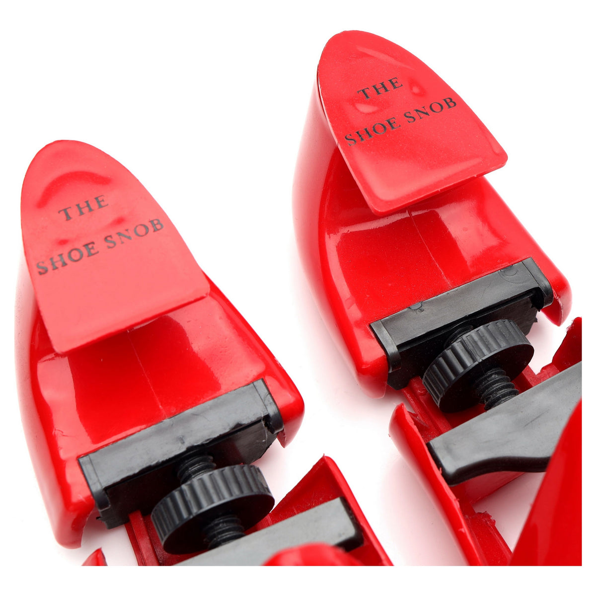 Red Plastic Shoe Trees UK 7 - 8