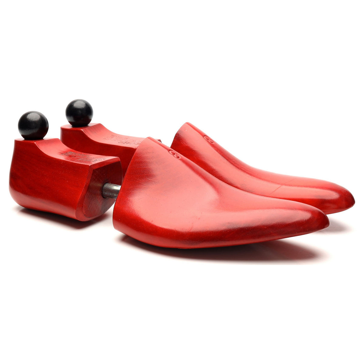 Red Wooden Shoe Trees UK 8