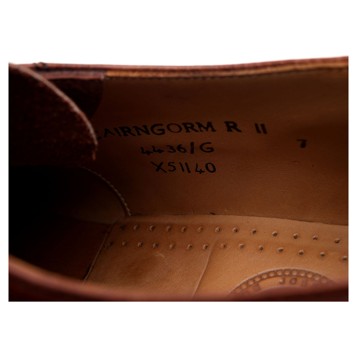 &#39;Cairngorm ll&#39; Tan Brown Leather Veldtschoen Derby UK 7 G