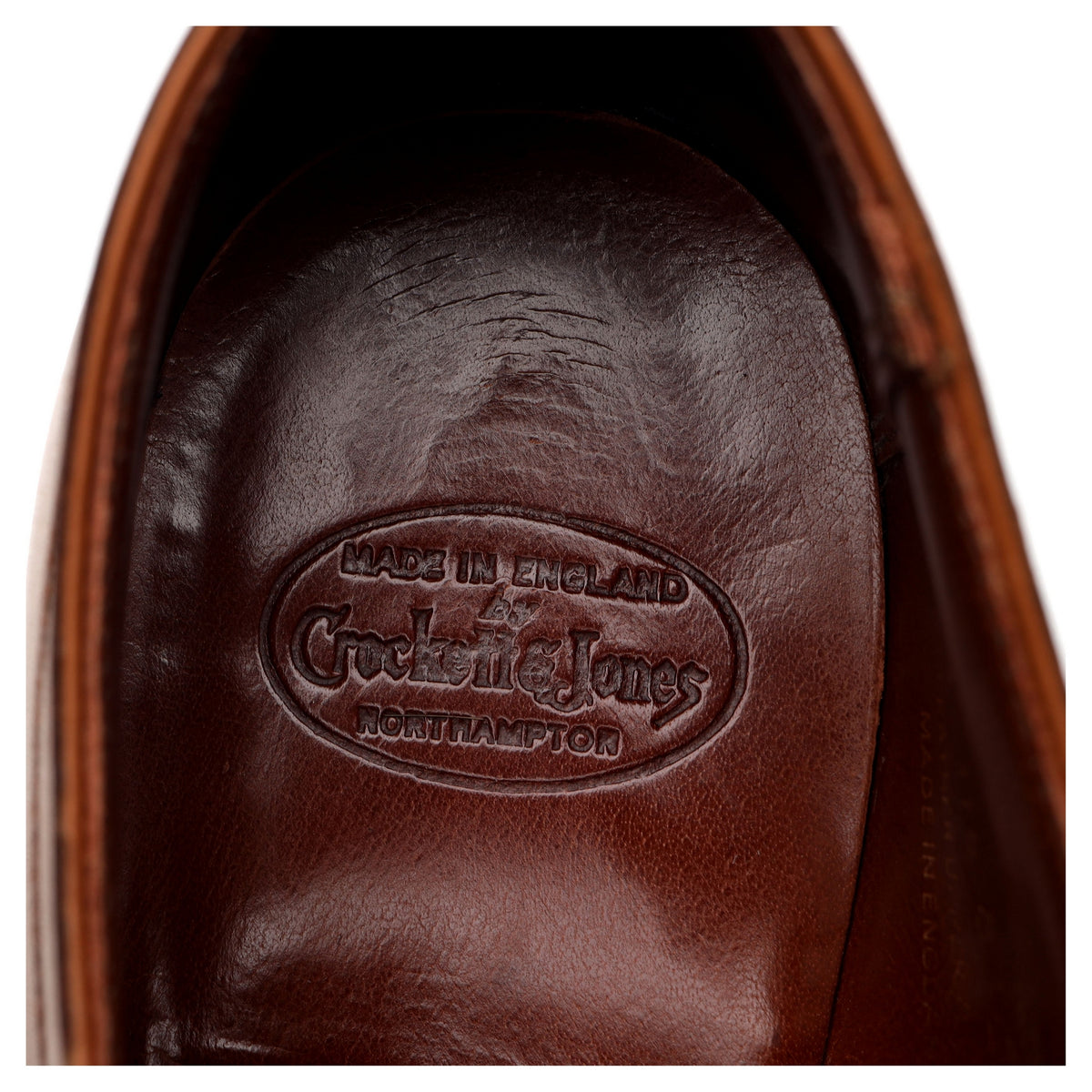 &#39;Mansfield&#39; Tan Brown Leather Derby UK 8 E