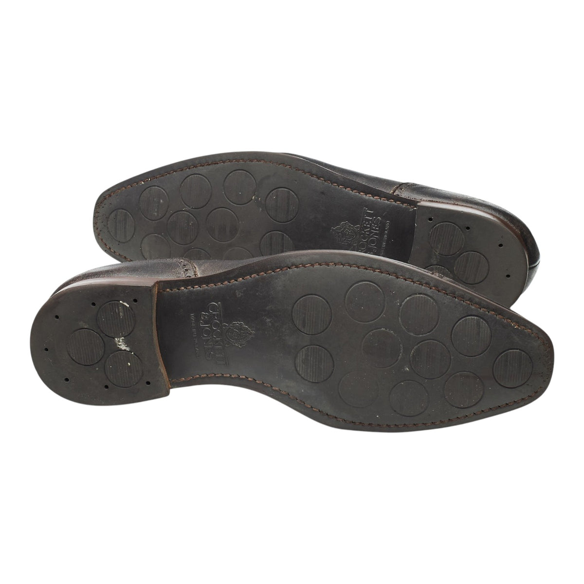 'Westbourne' Dark Brown Waxed Suede Oxford Brogues UK 8 E