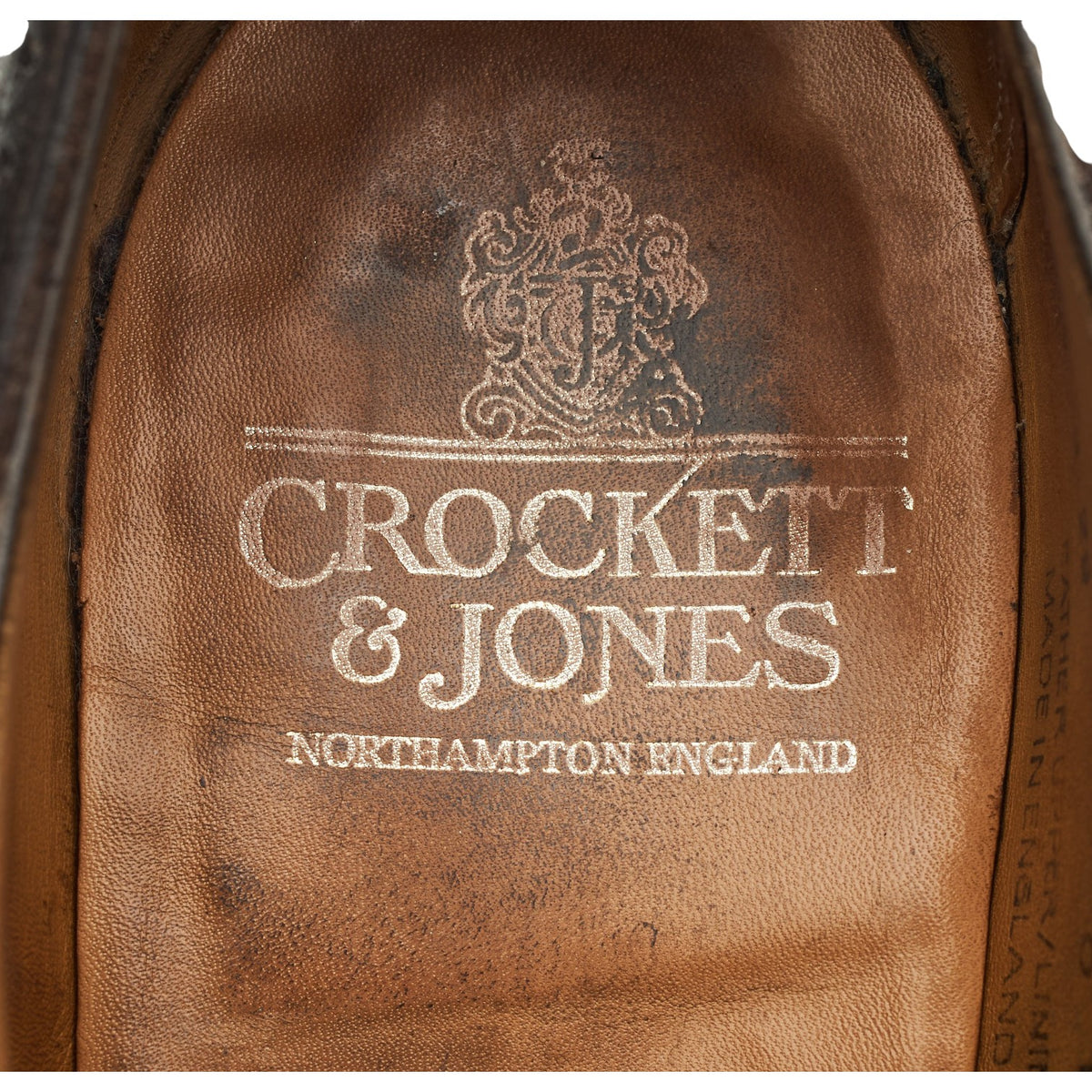 'Westbourne' Dark Brown Waxed Suede Oxford Brogues UK 8 E