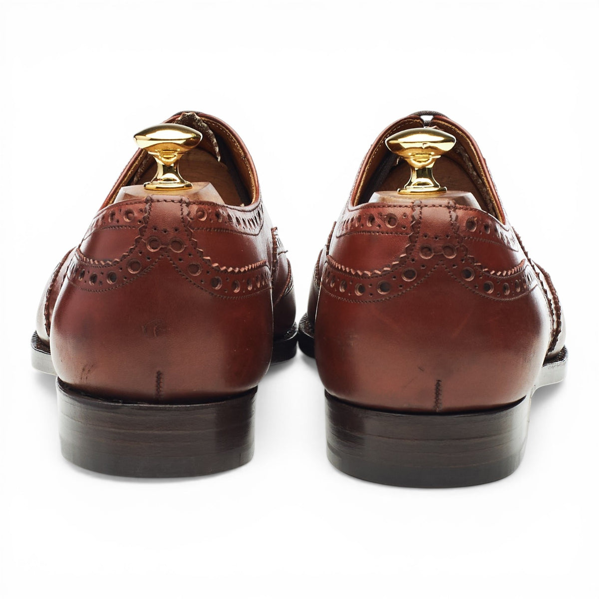 'Chetwynd' Tan Brown Leather Oxford Brogues UK 11.5 E