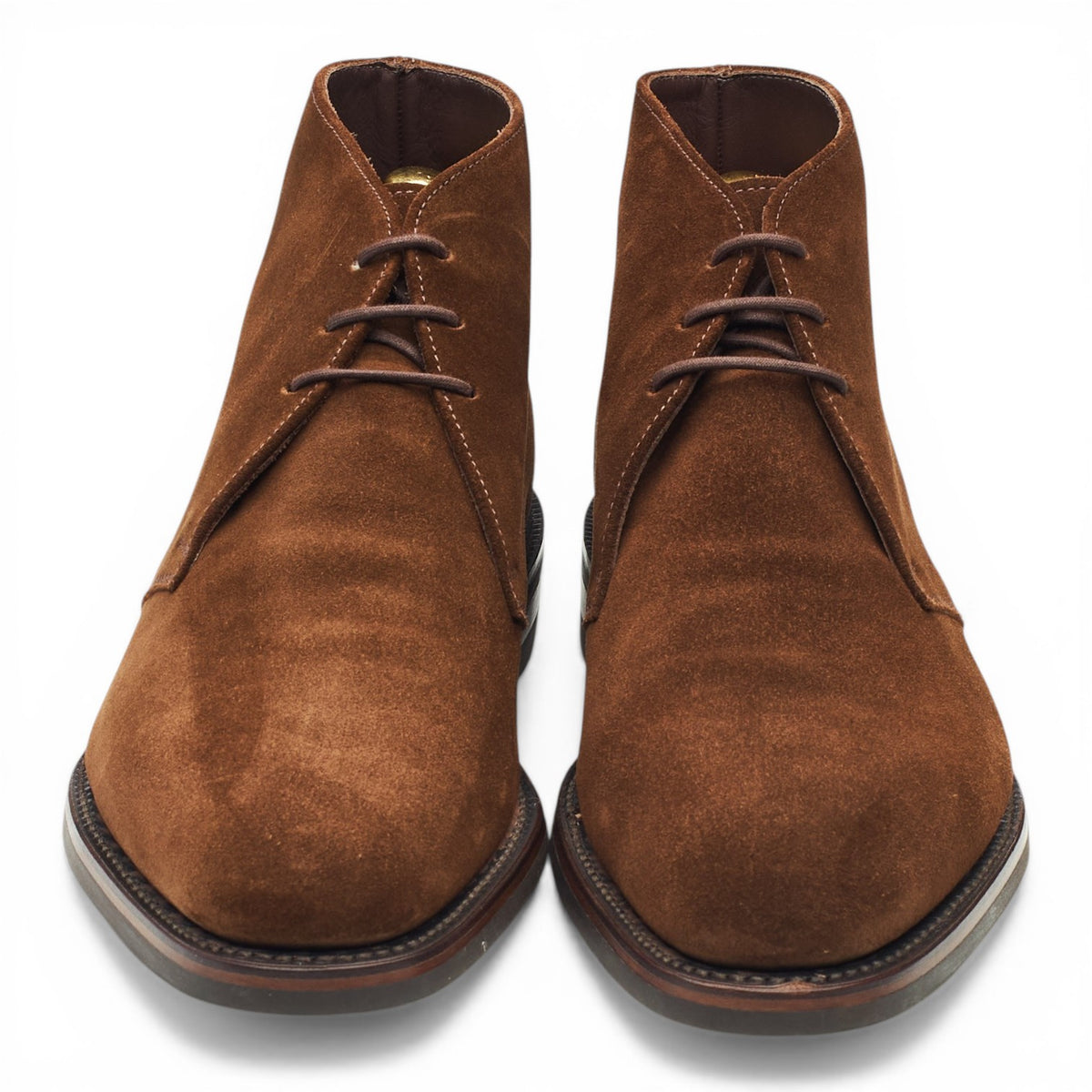 1880 'Pimlico' Brown Suede Chukka Boots UK 9.5 F