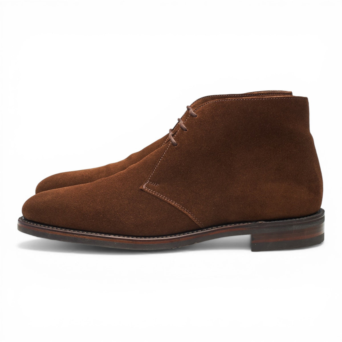 1880 'Pimlico' Brown Suede Chukka Boots UK 9.5 F