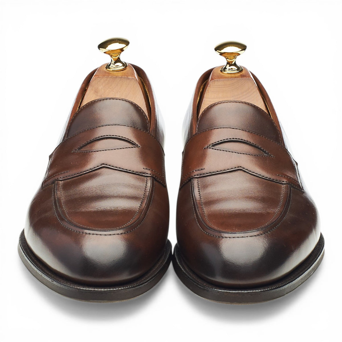 'Piccadilly' Dark Brown Leather Loafers UK 6.5 E