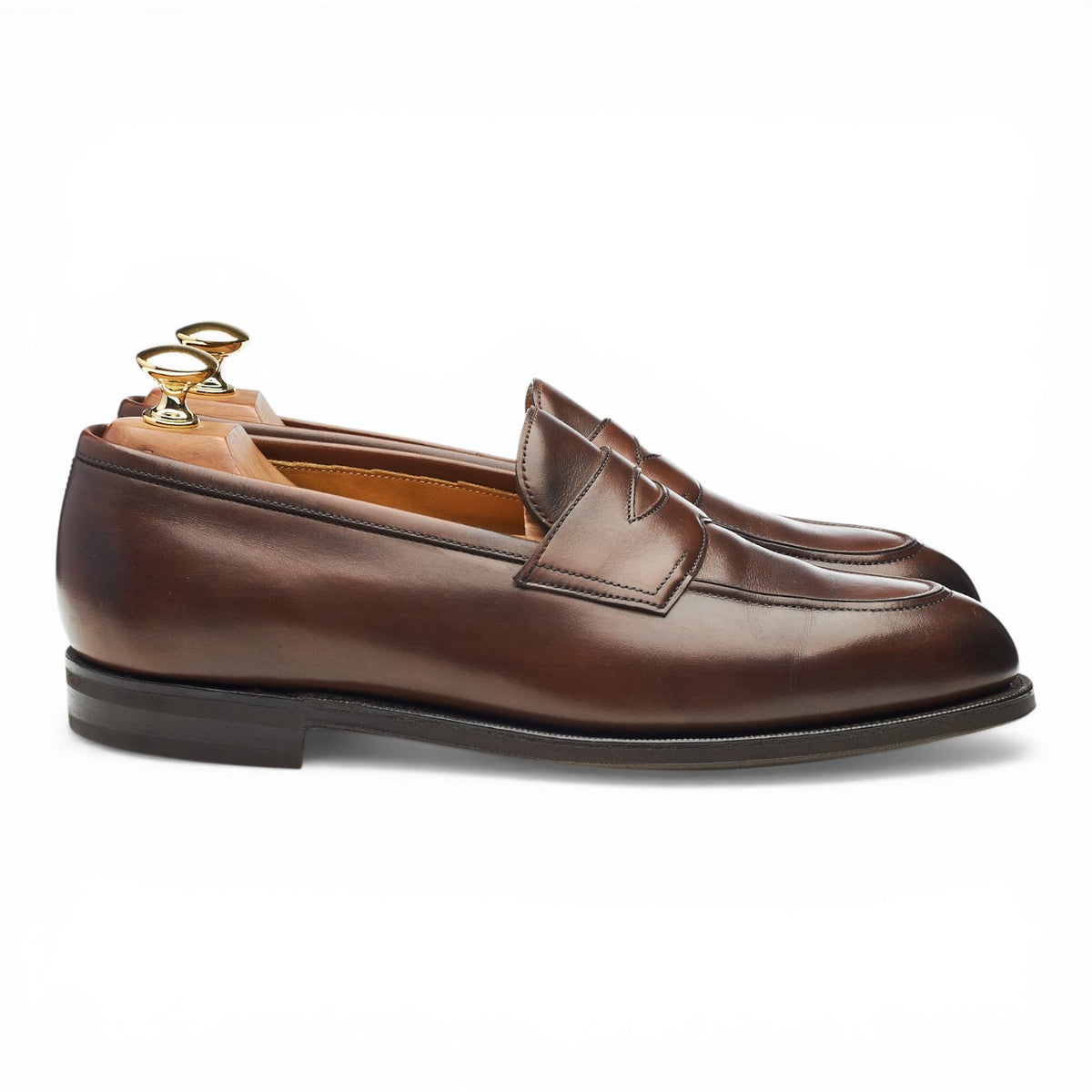 'Piccadilly' Dark Brown Leather Loafers UK 6.5 E