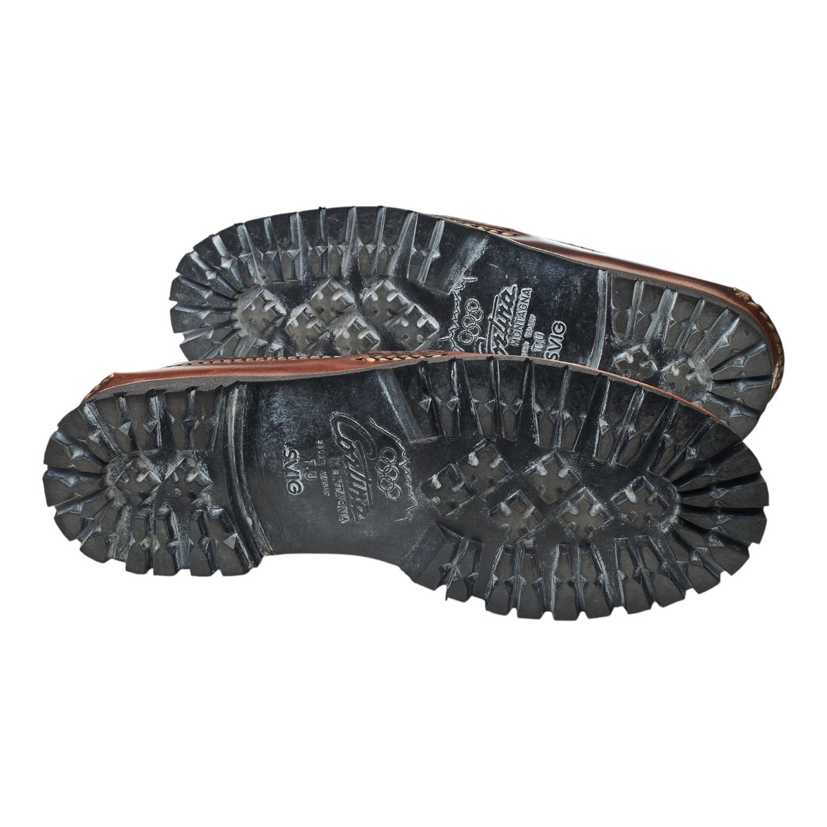 Dark Brown Leather Loafers UK 11 US 12