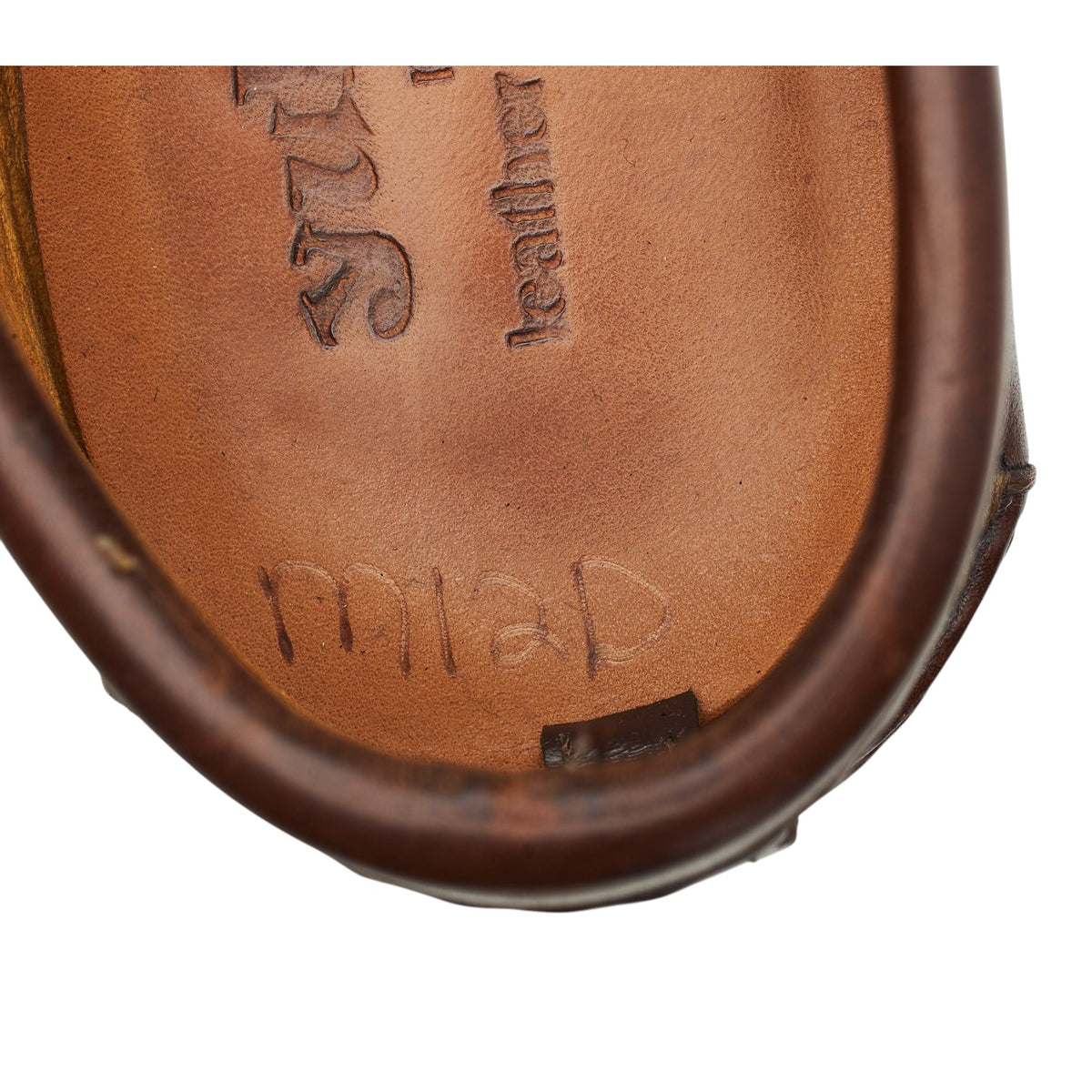 Dark Brown Leather Loafers UK 11 US 12