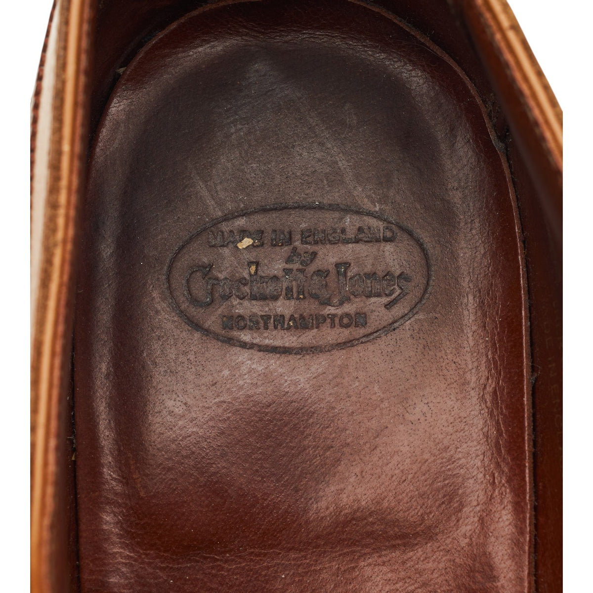 'Clifford' Tan Brown Leather Oxford Brogues UK 9 E