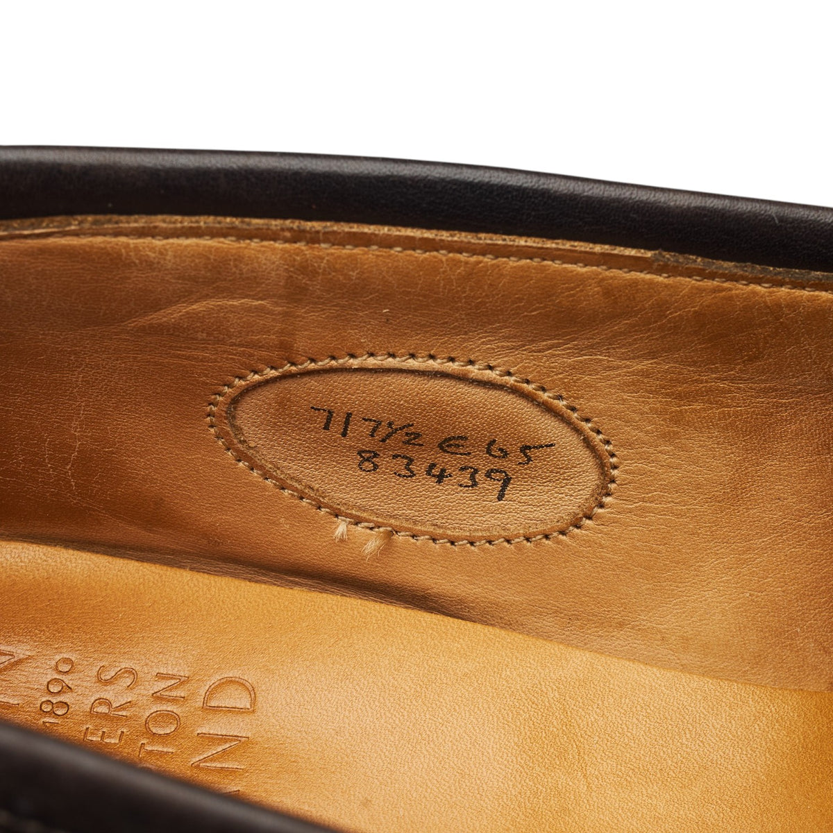 'Harrow' Dark Brown Suede Loafers UK 7 E