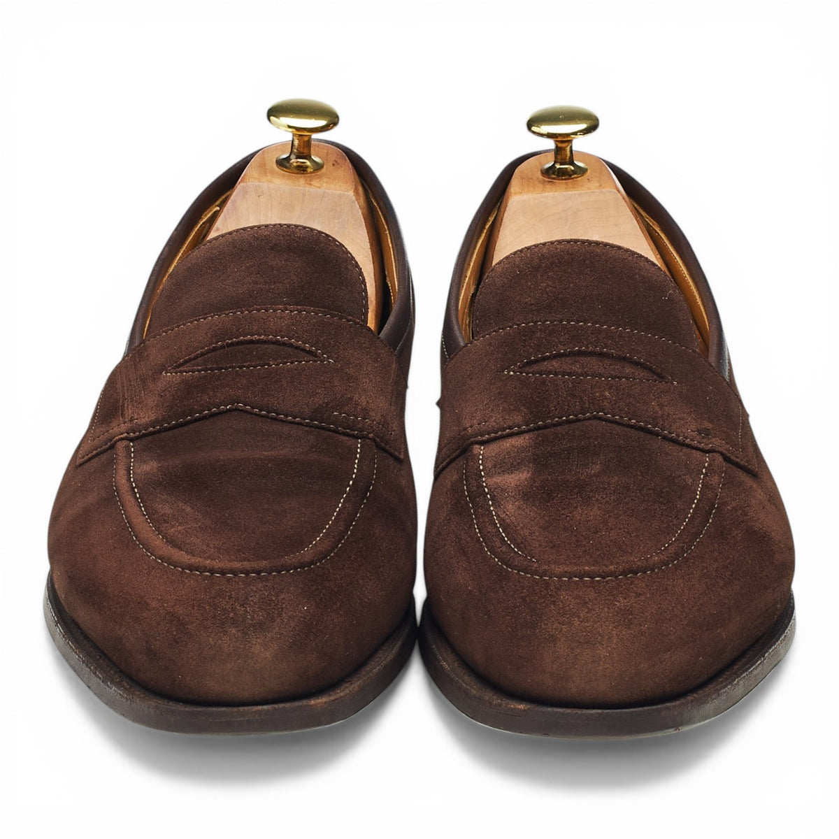 'Piccadilly' Brown Suede Loafers UK 8.5 E