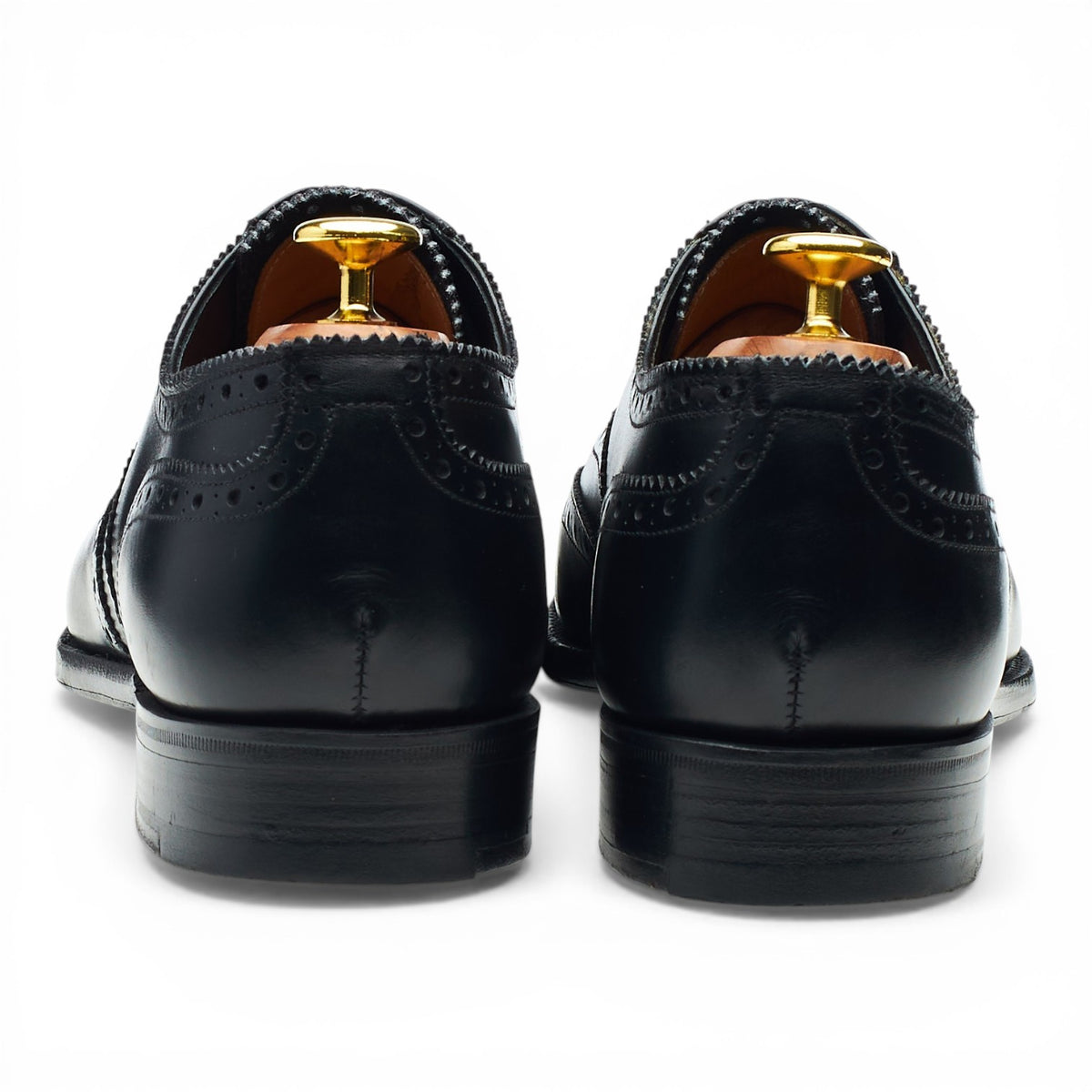 Black Leather Oxford Brogues UK 8.5 EE