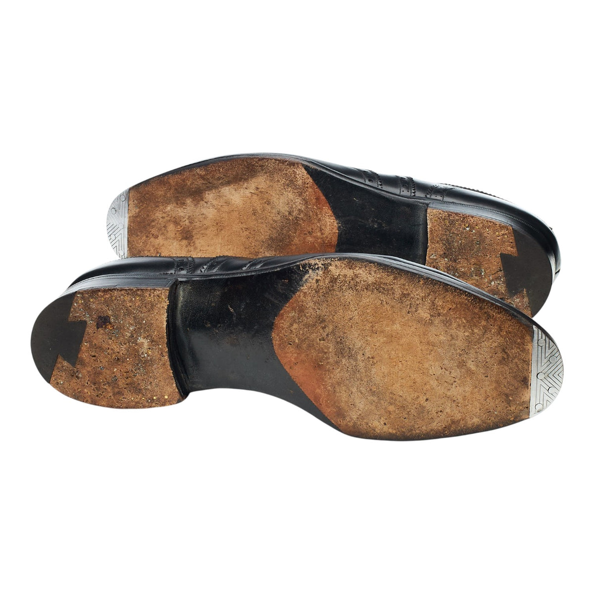 Black Leather Oxford Brogues UK 8.5 EE