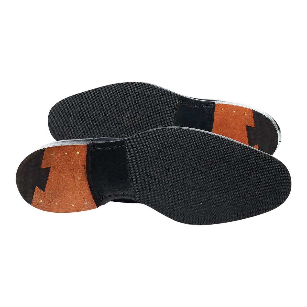 Royal Collection 'Henry' Black Leather Oxford UK 8 G