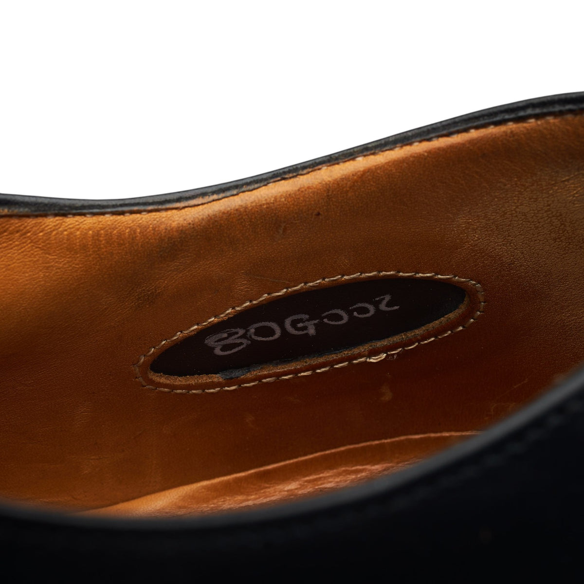 Royal Collection 'Henry' Black Leather Oxford UK 8 G