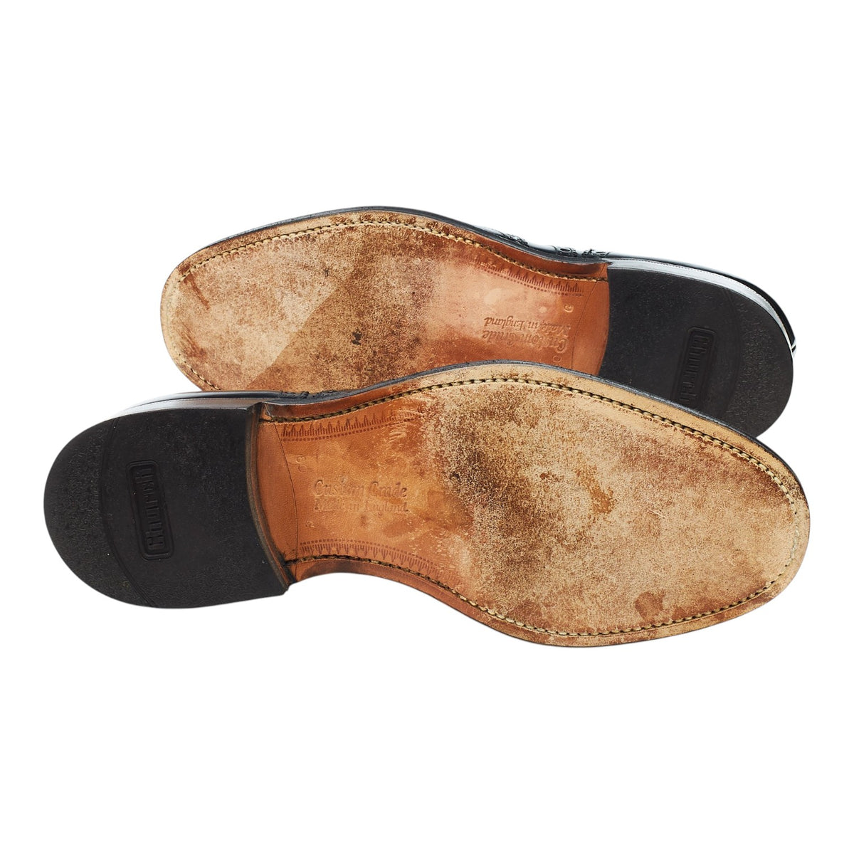 'Burwood' Black Leather Oxford Brogues UK 6 G