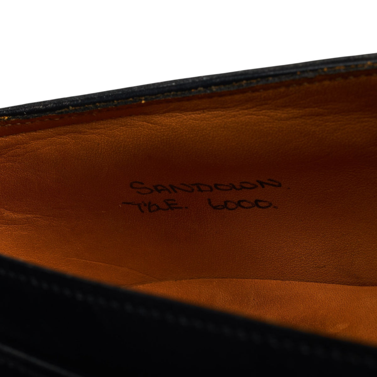 'Sandown' Black Leather Loafers UK 7.5 E