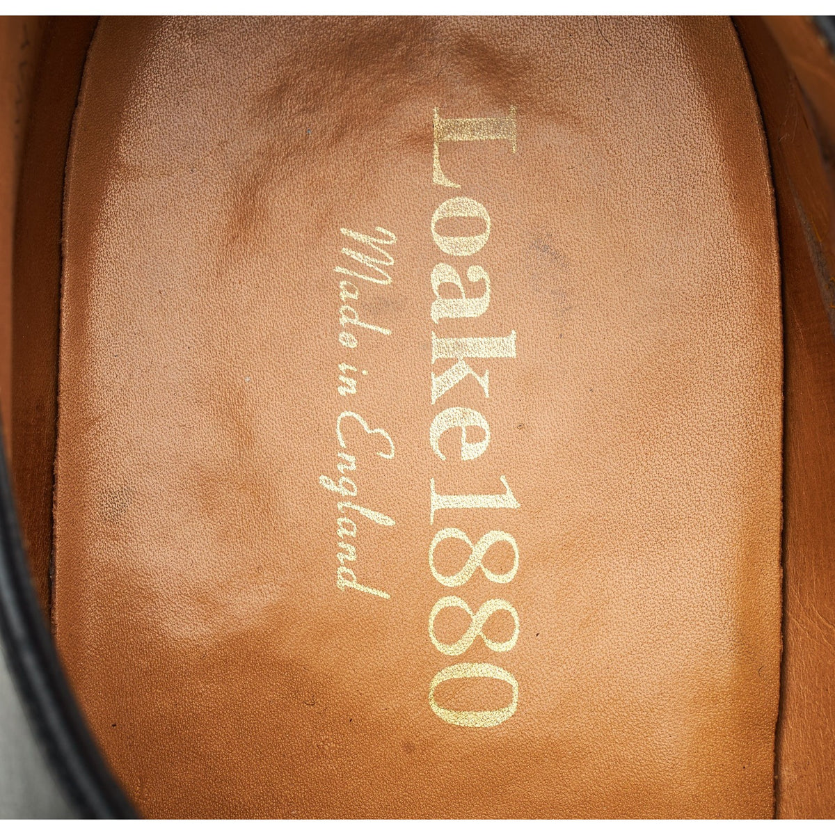 1880 'Medway' Black Leather Monk Strap UK 6.5 F