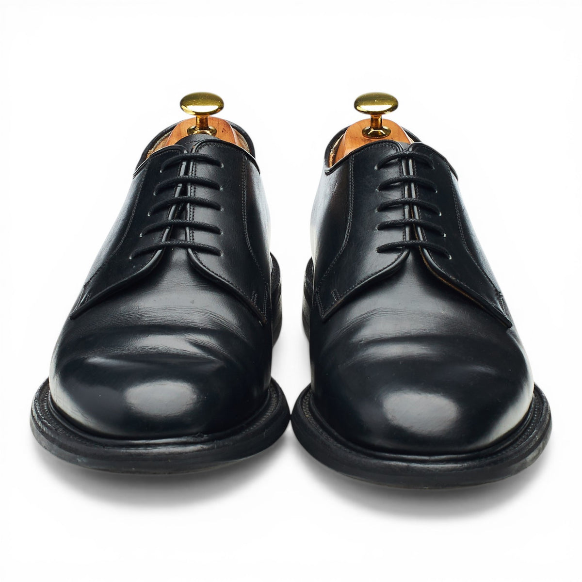 'Nairn' Black Leather Derby UK 8.5 F
