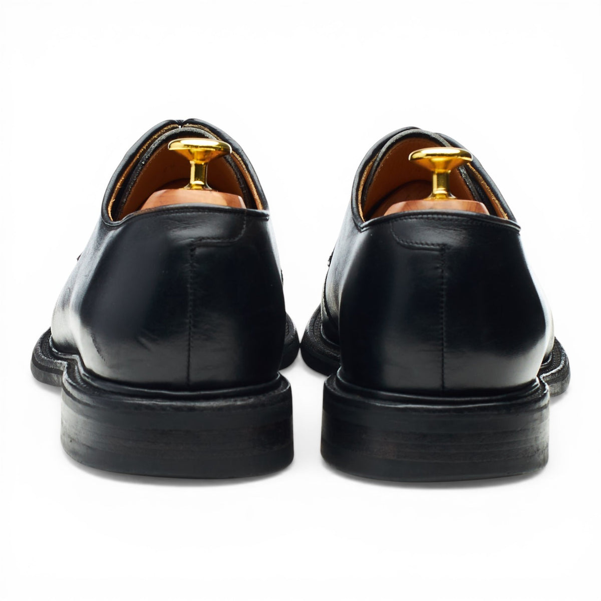 'Nairn' Black Leather Derby UK 8.5 F