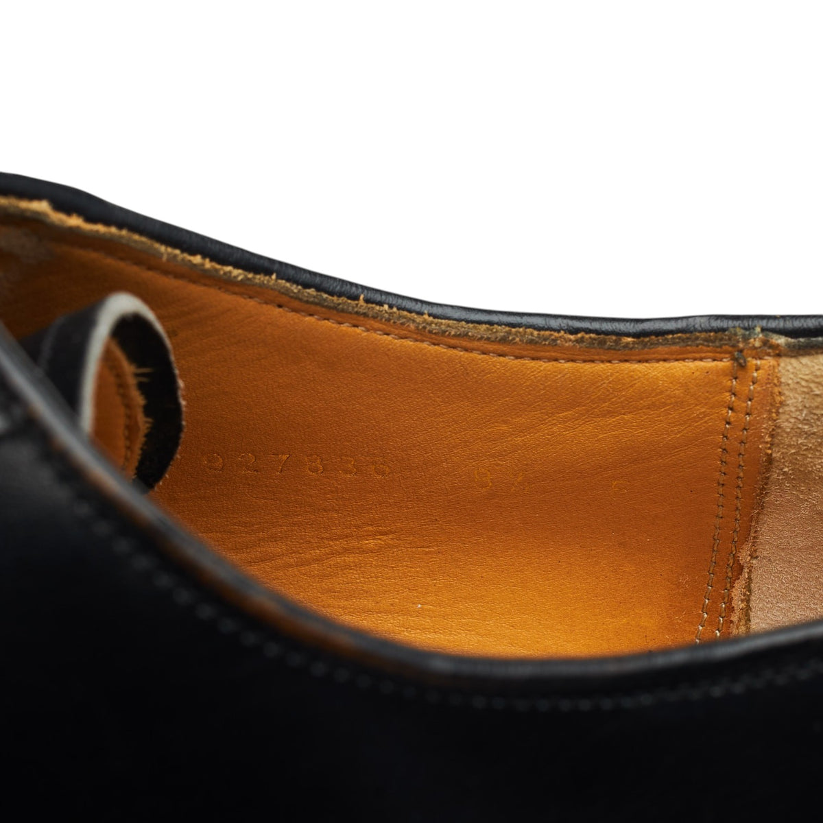 'Nairn' Black Leather Derby UK 8.5 F