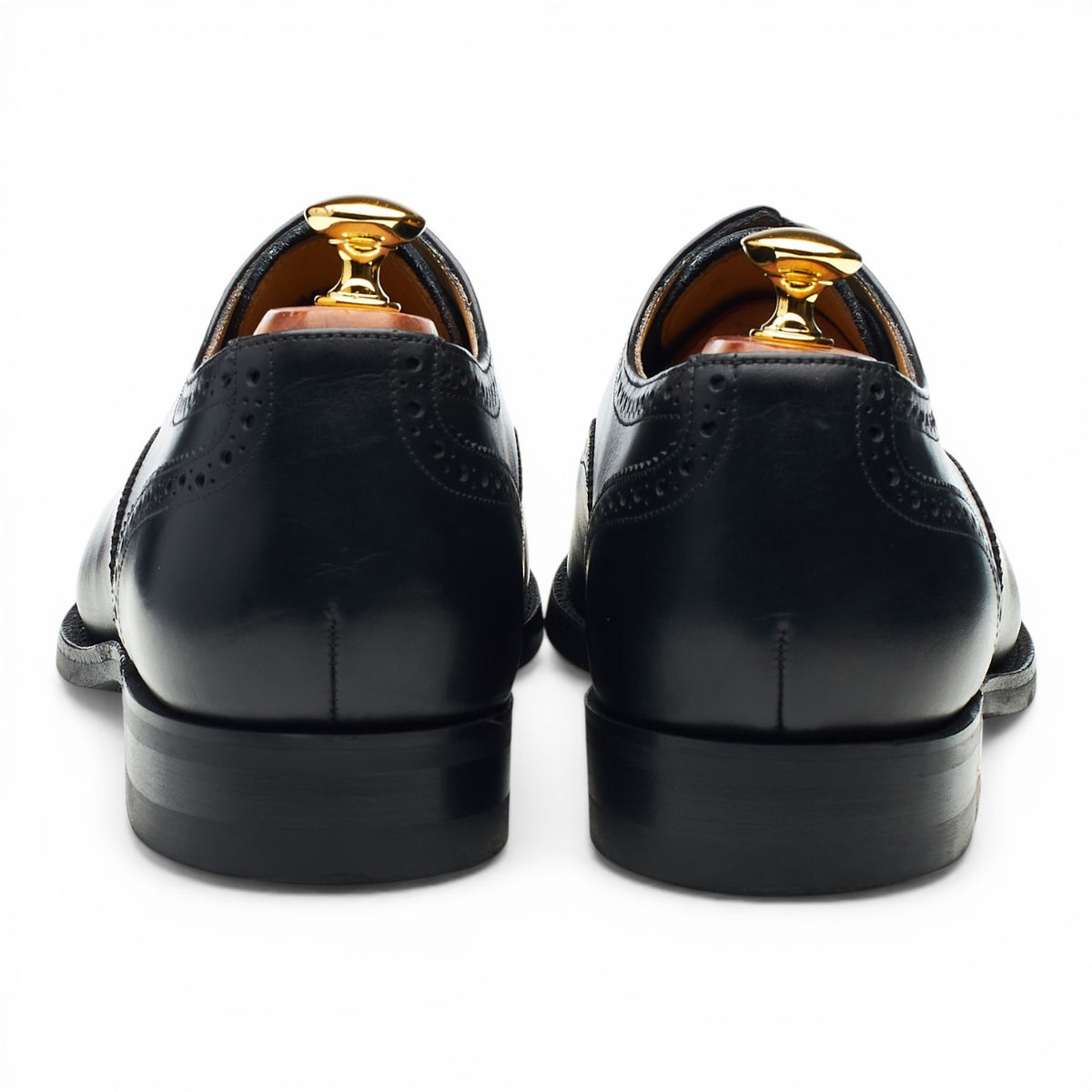 'Mirfield' Black Leather Oxford Brogues UK 9.5 G