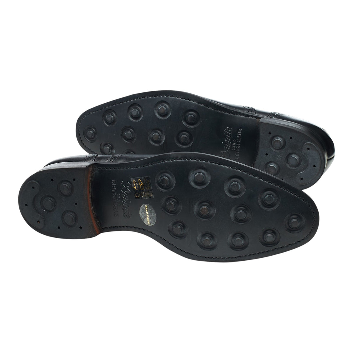 'Mirfield' Black Leather Oxford Brogues UK 9.5 G