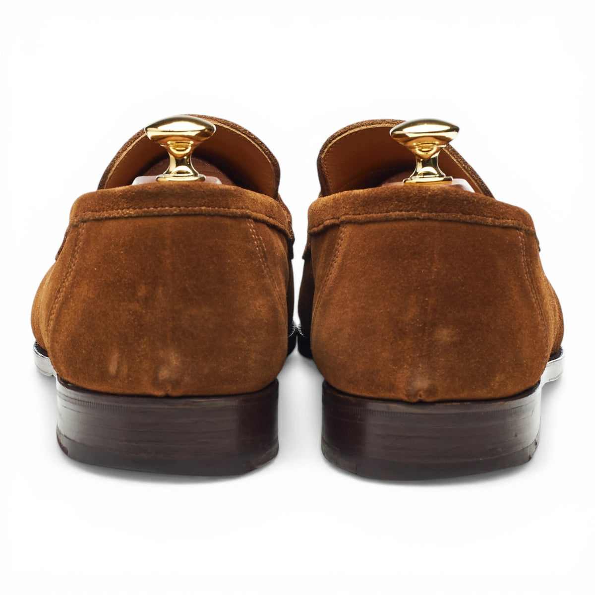 Snuff Brown Suede Loafers UK 10