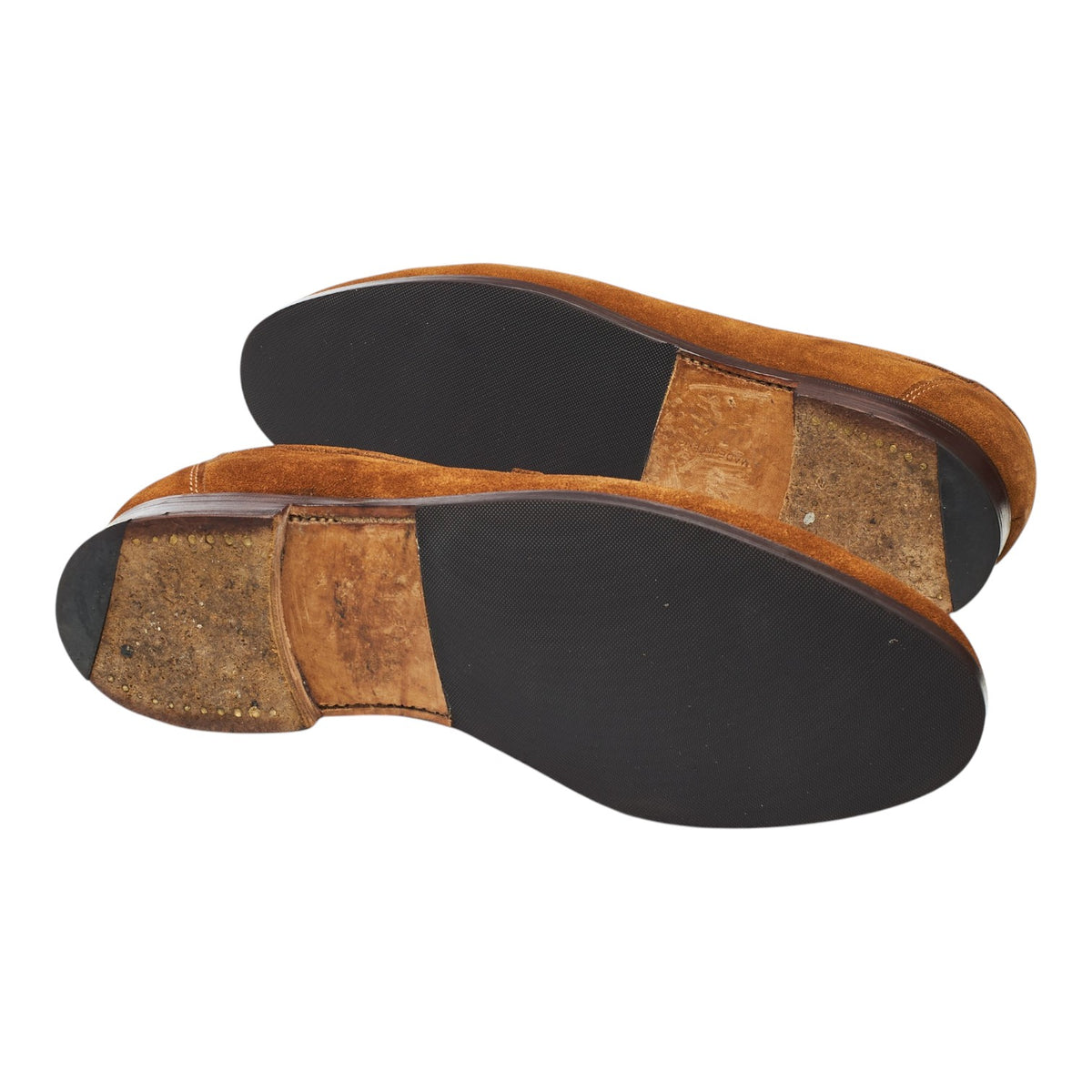 Snuff Brown Suede Loafers UK 10