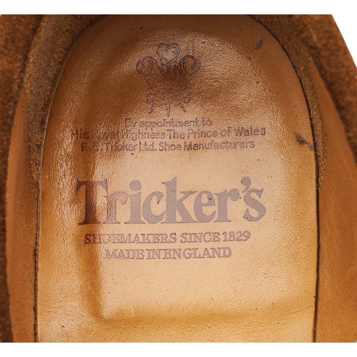 Snuff Brown Suede Loafers UK 10
