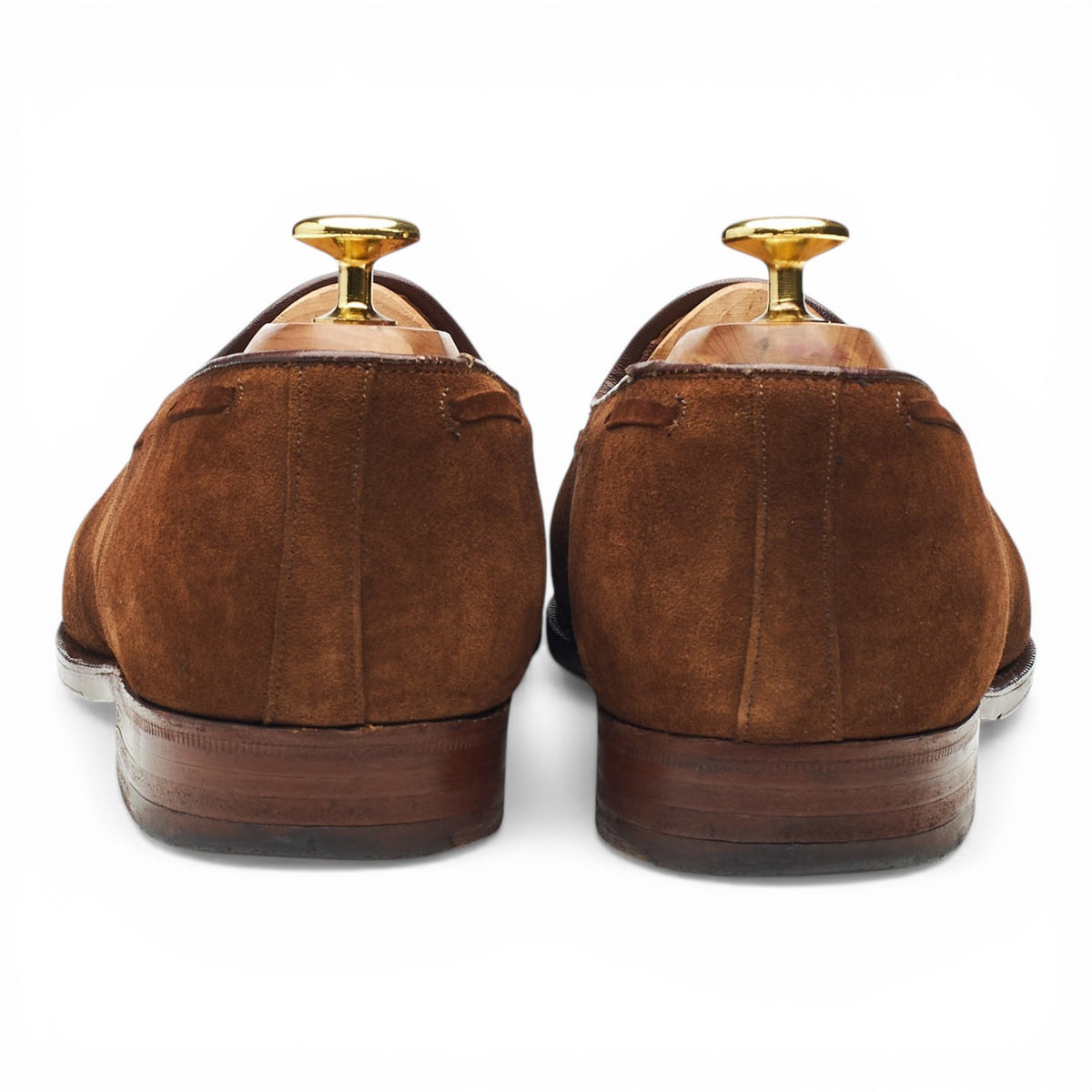 'Keats' Brown Suede Tassel Loafers UK 8 F