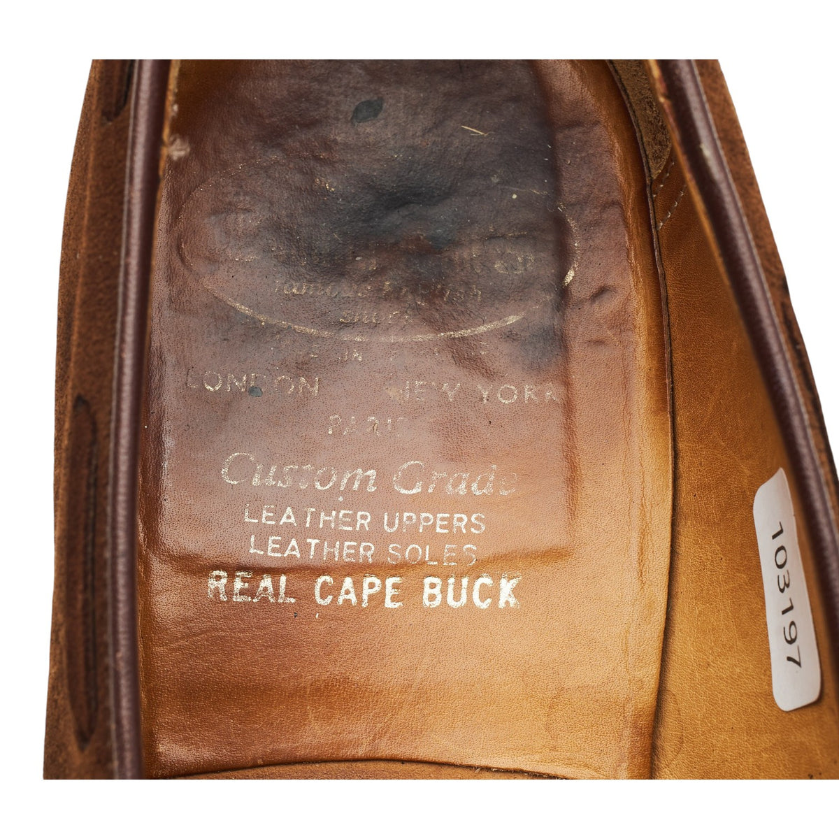 'Keats' Brown Suede Tassel Loafers UK 8 F