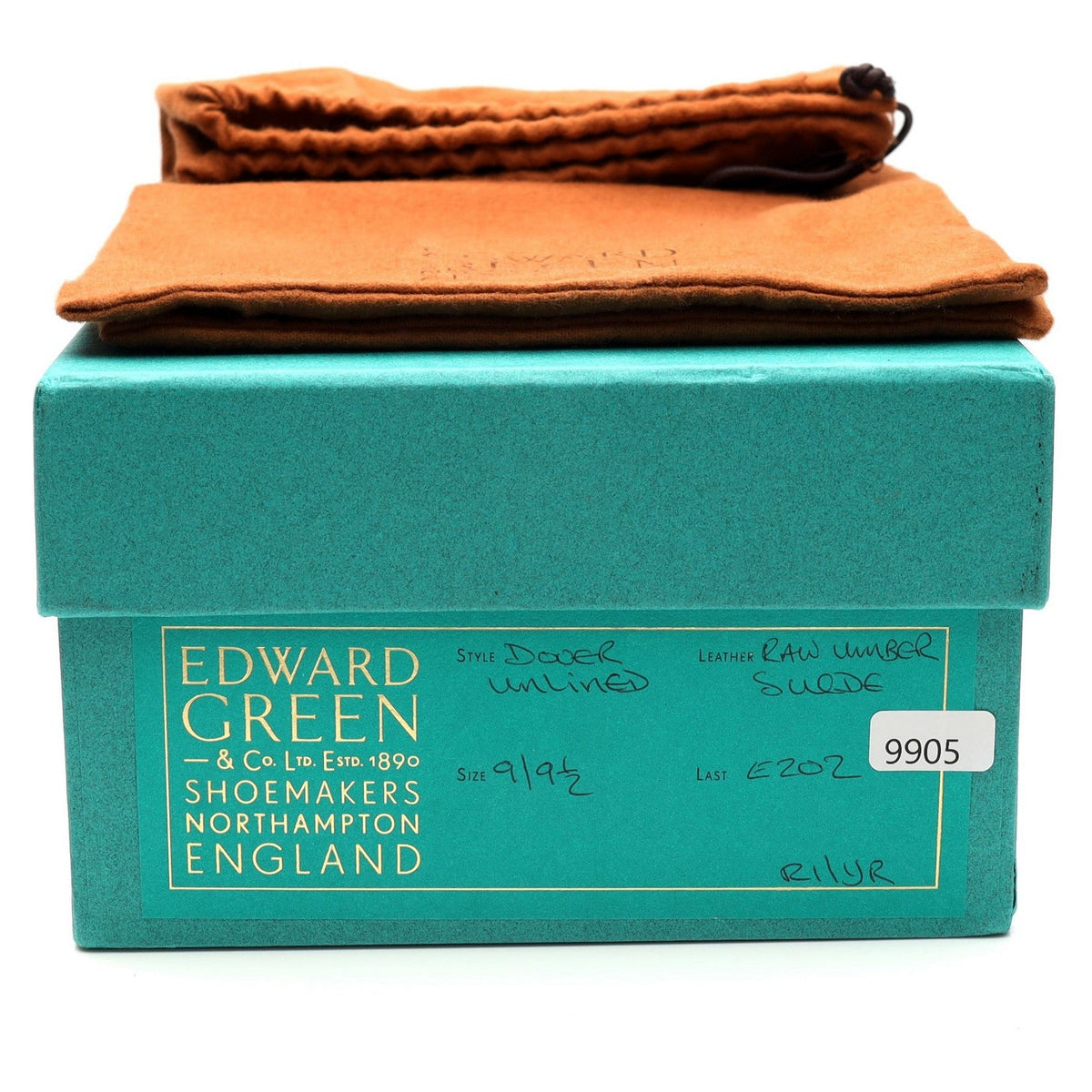 &#39;Dover&#39; Tan Brown Suede Split Toe Derby UK 9 E