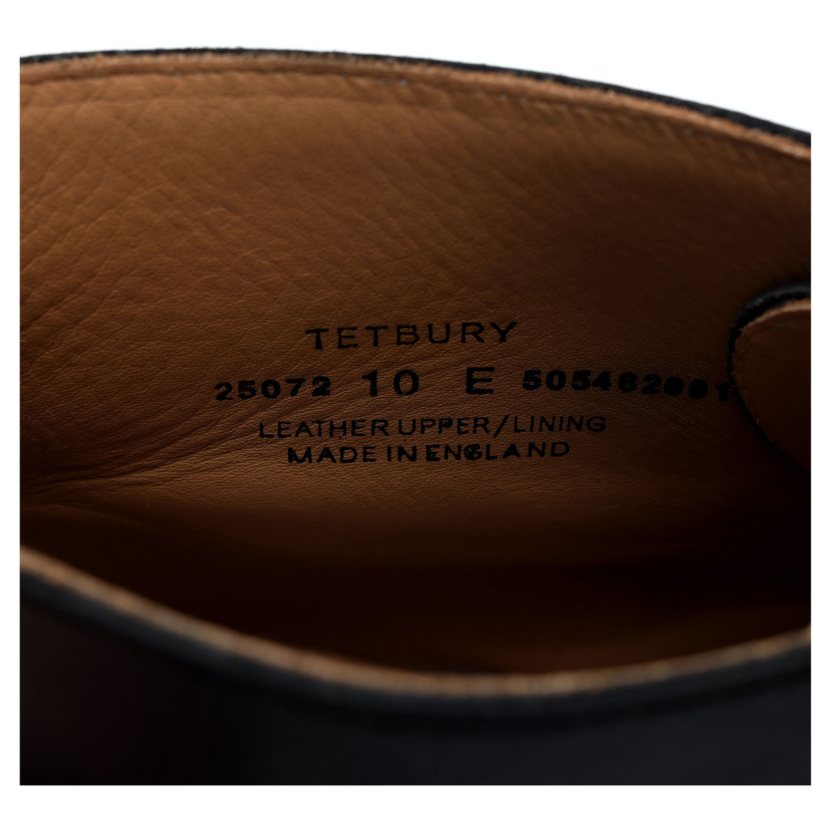 &#39;Tetbury&#39; Black Leather Chukka Boots UK 10 E