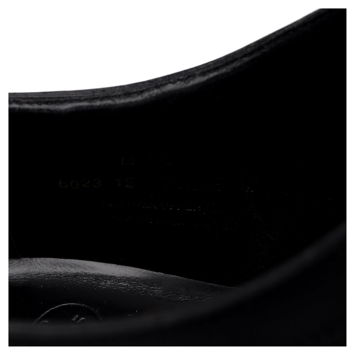 &#39;Mansfield&#39; Black Leather Derby UK 10.5 E