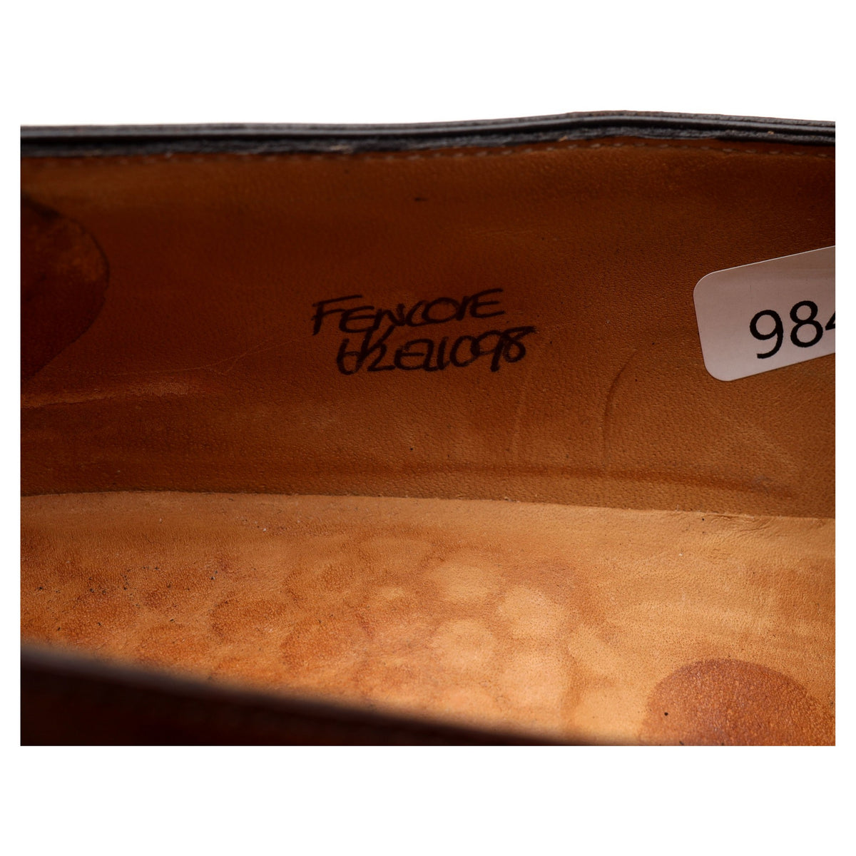 &#39;Fencote&#39; Brown Museum Leather Loafers UK 6.5 E