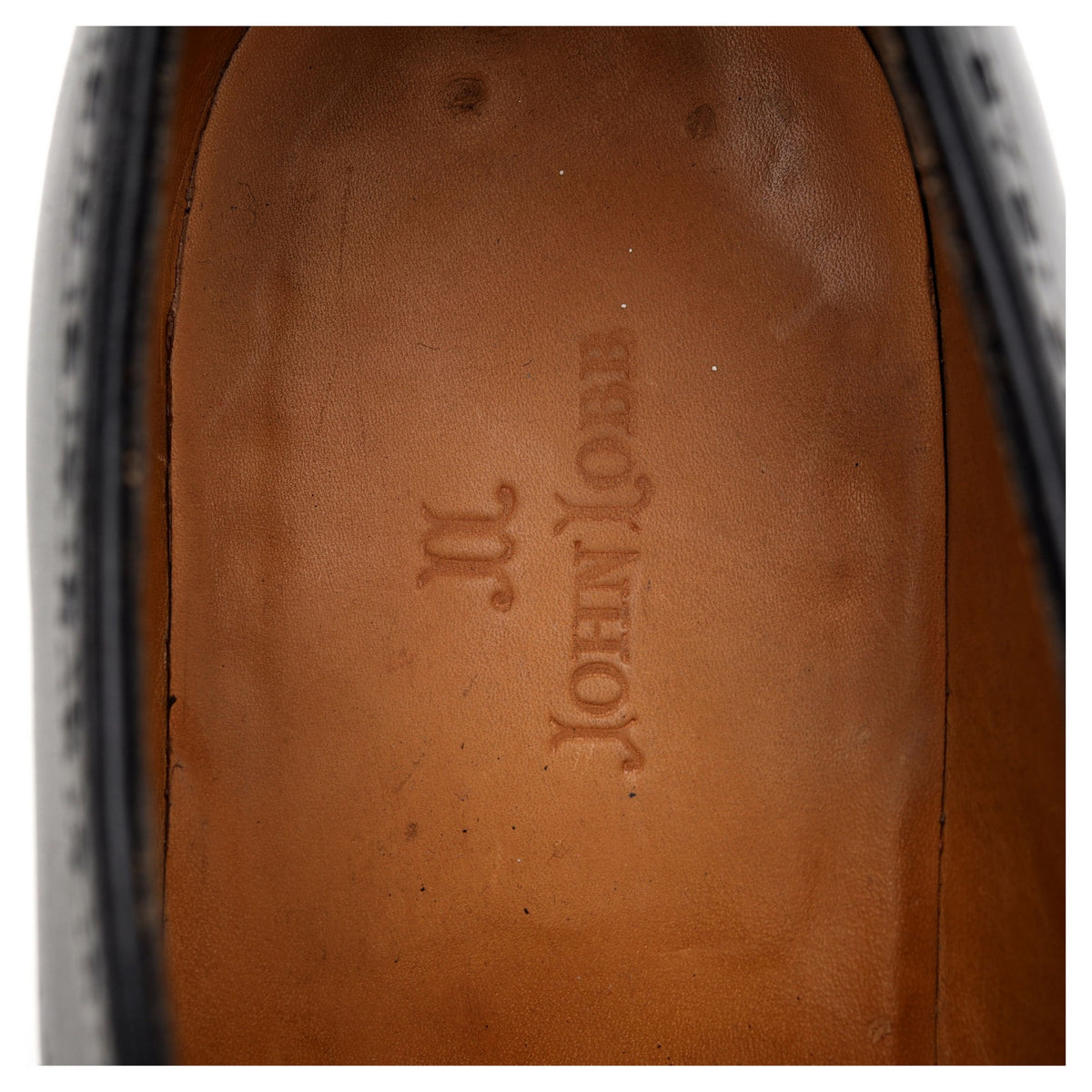 &#39;Seymour&#39; Black Leather Oxford Brogues UK 6 E