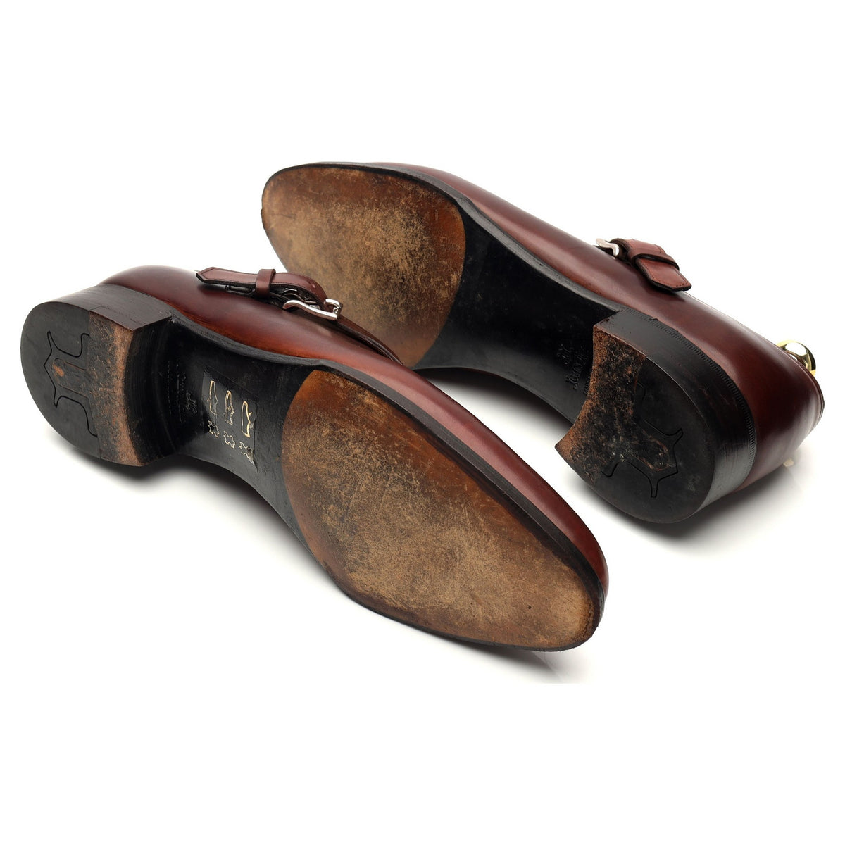 &#39;Jermyn II&#39; Brown Leather Monk Strap UK 6 E
