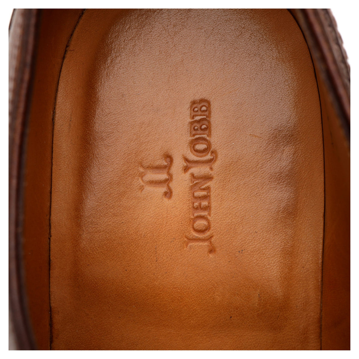 &#39;Hurtwood&#39; Tan Brown Grain Leather Derby UK 6 E
