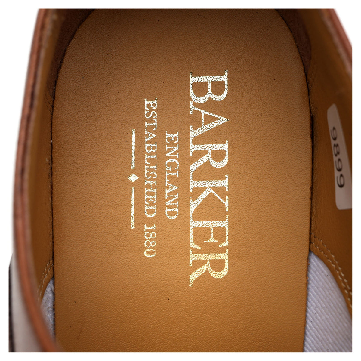 Tan Brown Leather Oxford UK 10 F